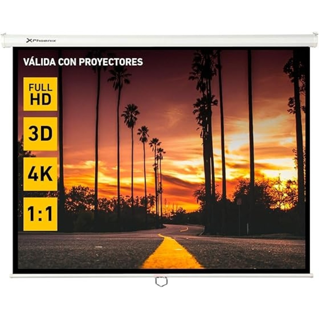 PANTALLA PROYECTOR PHOENIX ELEC240 135 MOTORIZADA