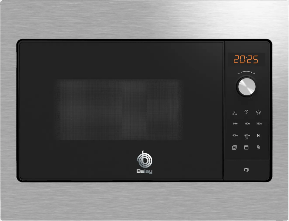 MICR. BALAY 3CG5142X3 20L NEGRO/INOX INTEGRABLE