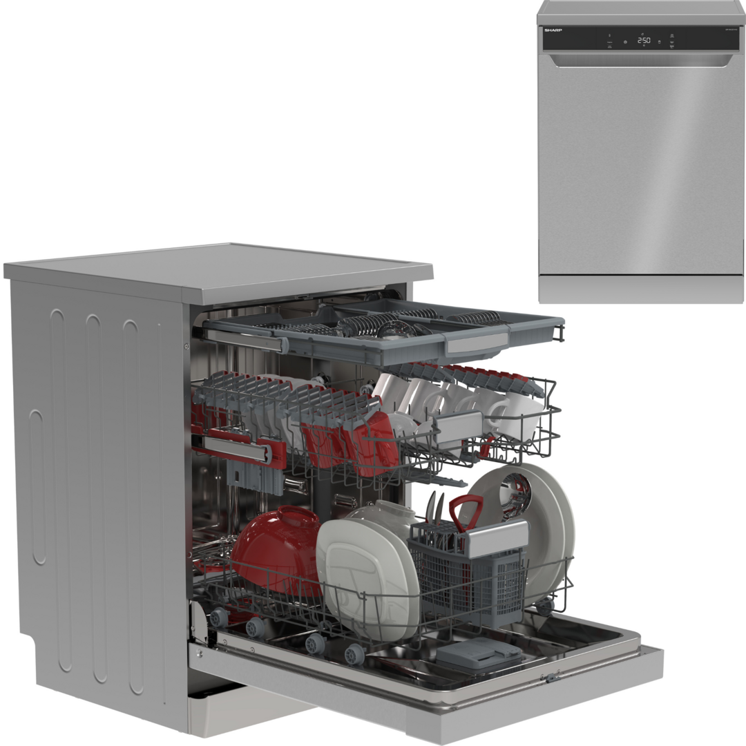 LVJ. SHARP QWNA35F44BI INOX 3ªB