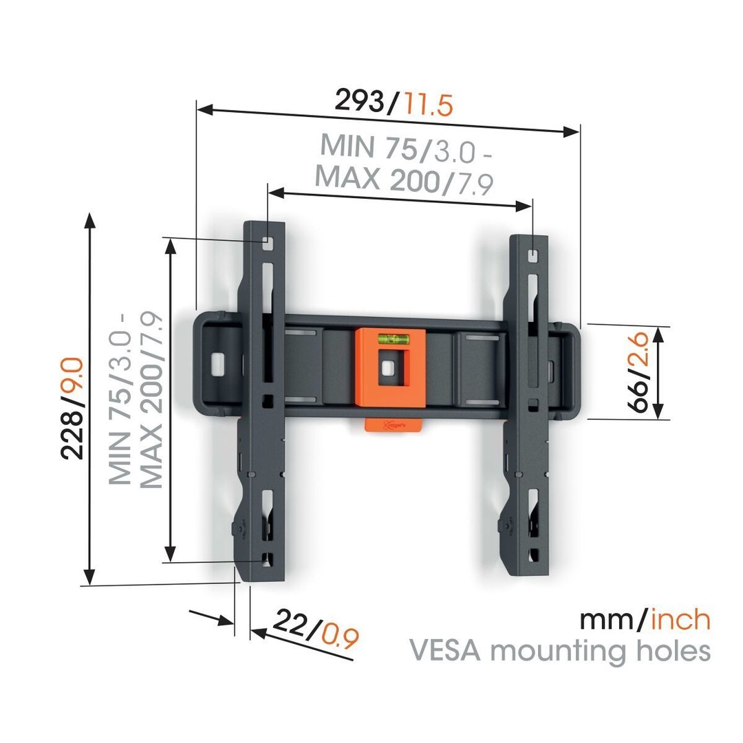 SOPORTE TV VOGEL S 1203 FIXED SMALL WALL MOUNT 50