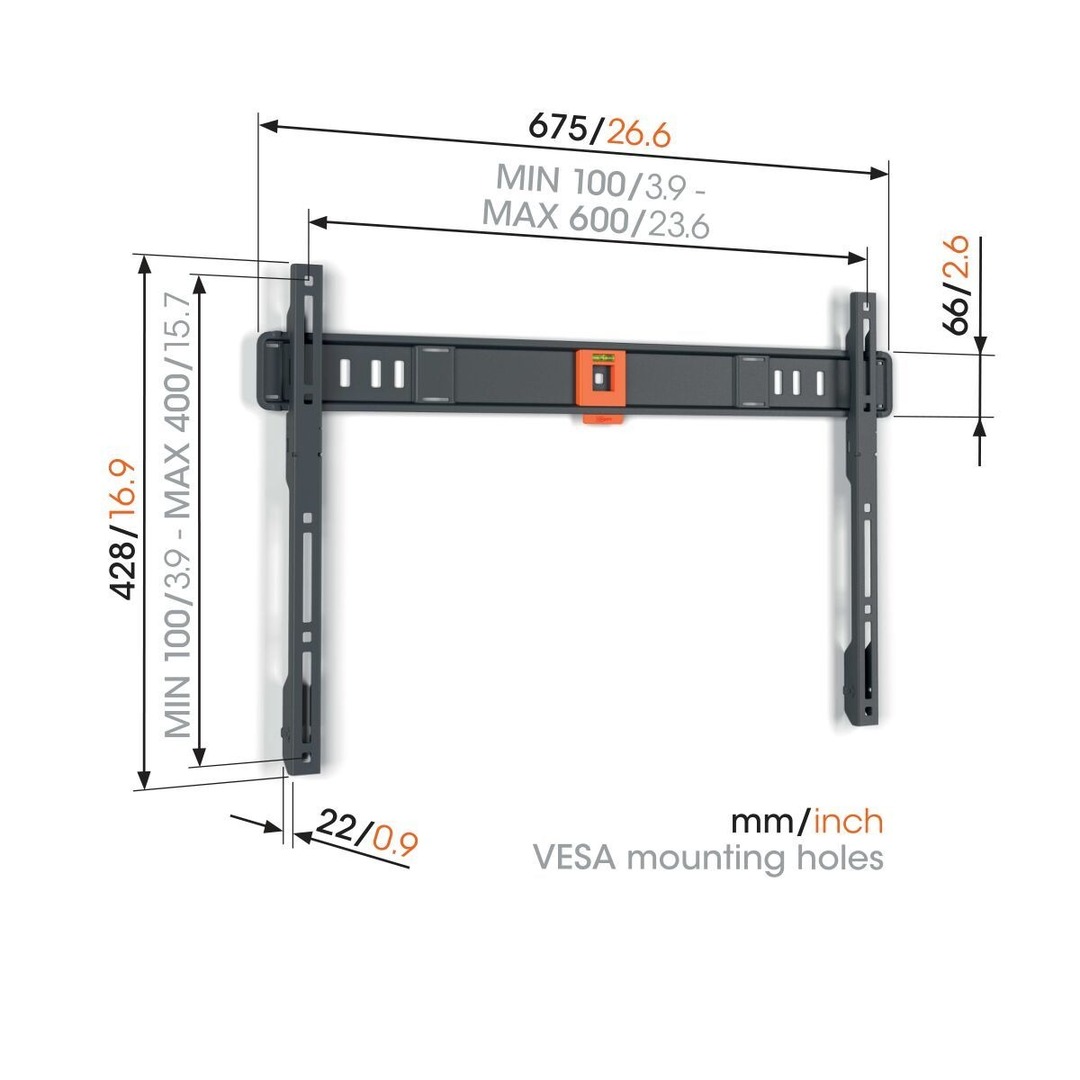SOPORTE TV VOGEL S 1603 FIXED LARGE WALL MOUN 100