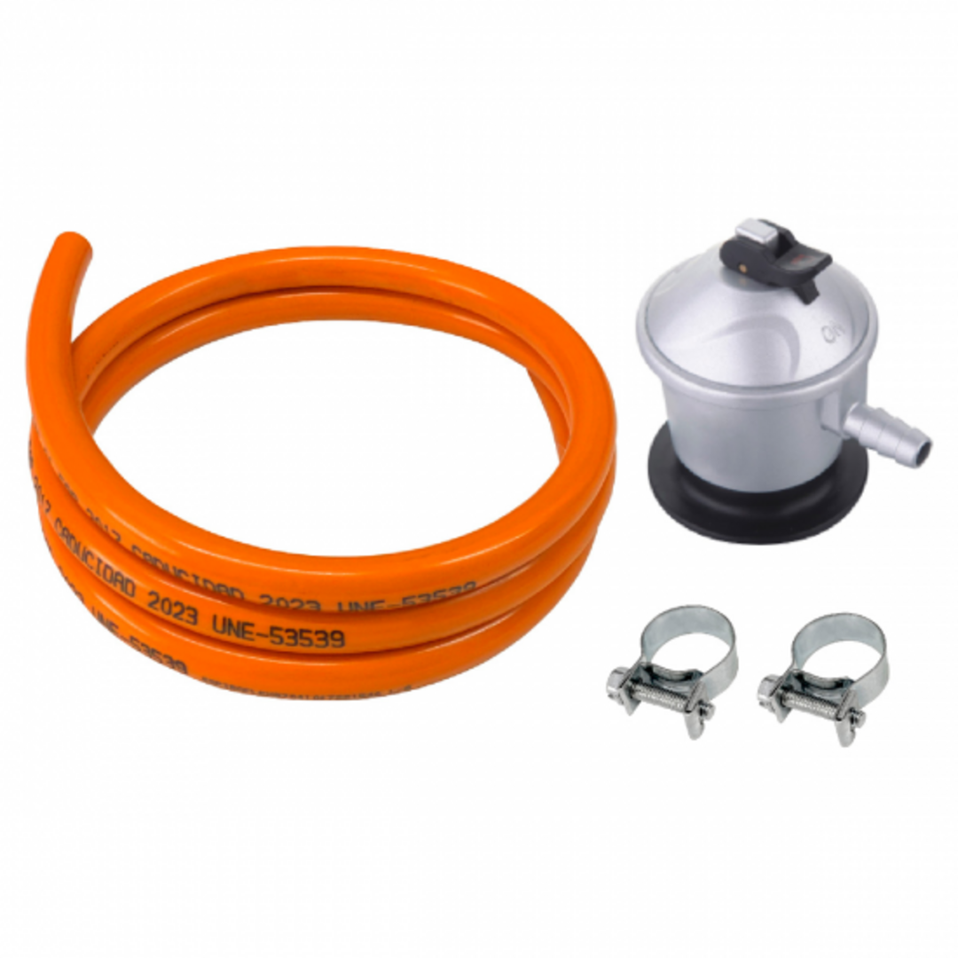 REGULADOR GAS VITROKITCHEN KIT500 1,5M TUB+2ABRA.