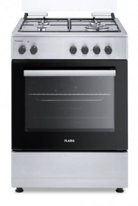 COCI. FLAMA 8261FL 4F 60x60 BUT INOX HORNO ELECTRI