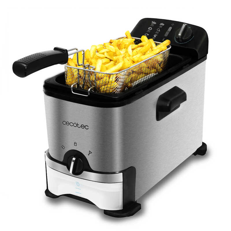 FREIDORA CECOTEC CLEAN FRY 3000 03077 3L FTRO ACEI