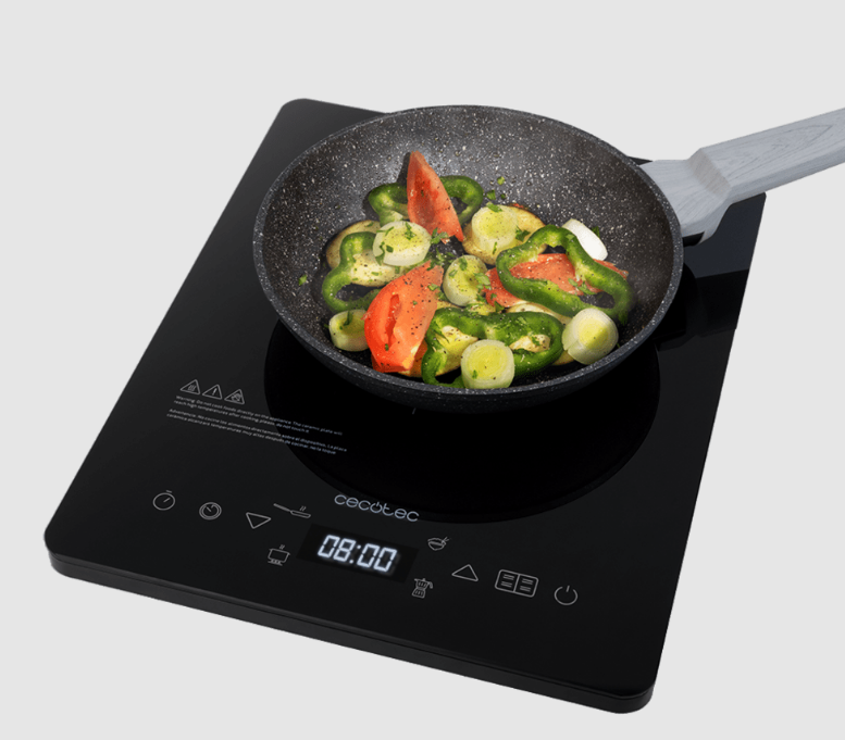 HORNILLO CECOTEC 03069 1F INDUCCION NEGRA PORTATIL