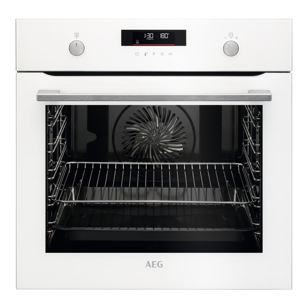 HORNO AEG BPS535160W GT A+ PIROL CRIST.BCO 71L