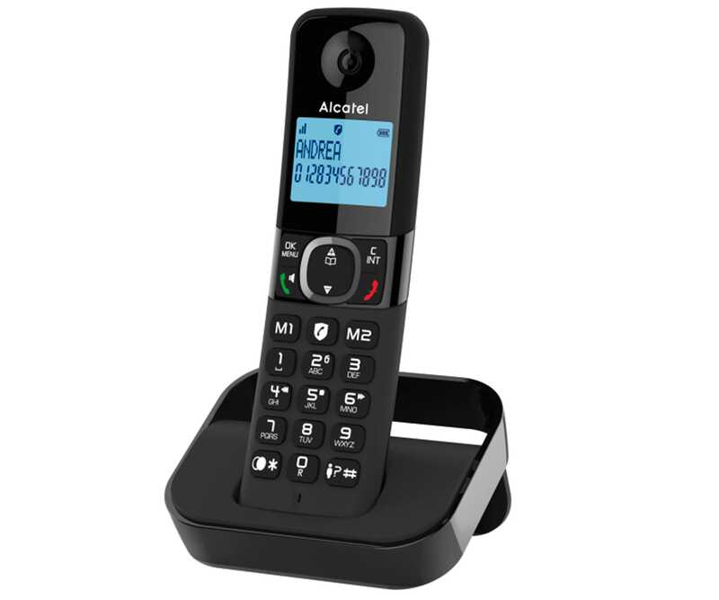 TELEFONO DECT ALCATEL F860 BLACK