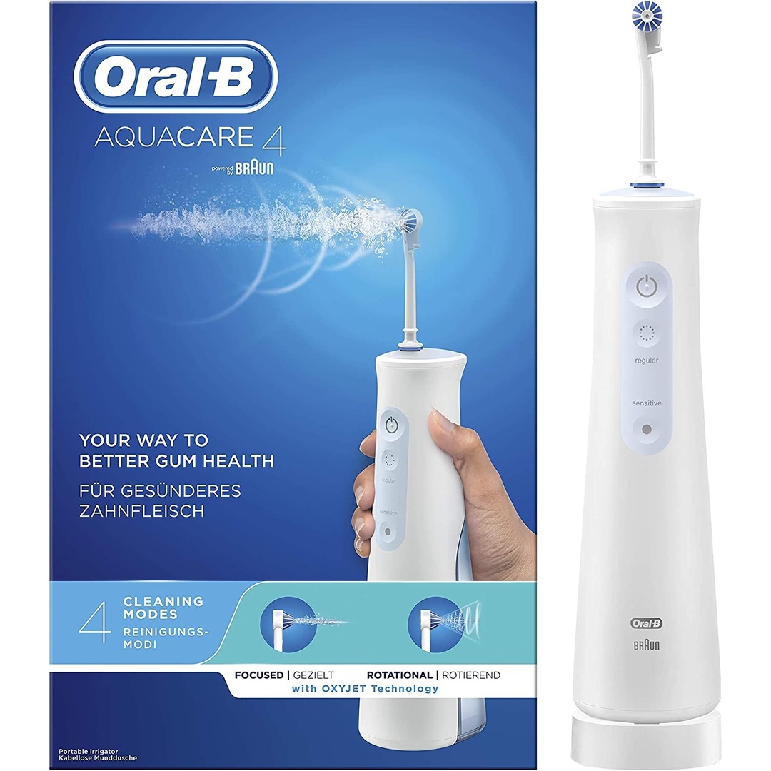 IRRIGADOR ORALB AQUA CARE 4 PORTATIL