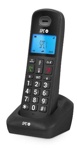 TELEFONO DECT SPC 7620N GOSSIP NEGRO MANOS LIBRES