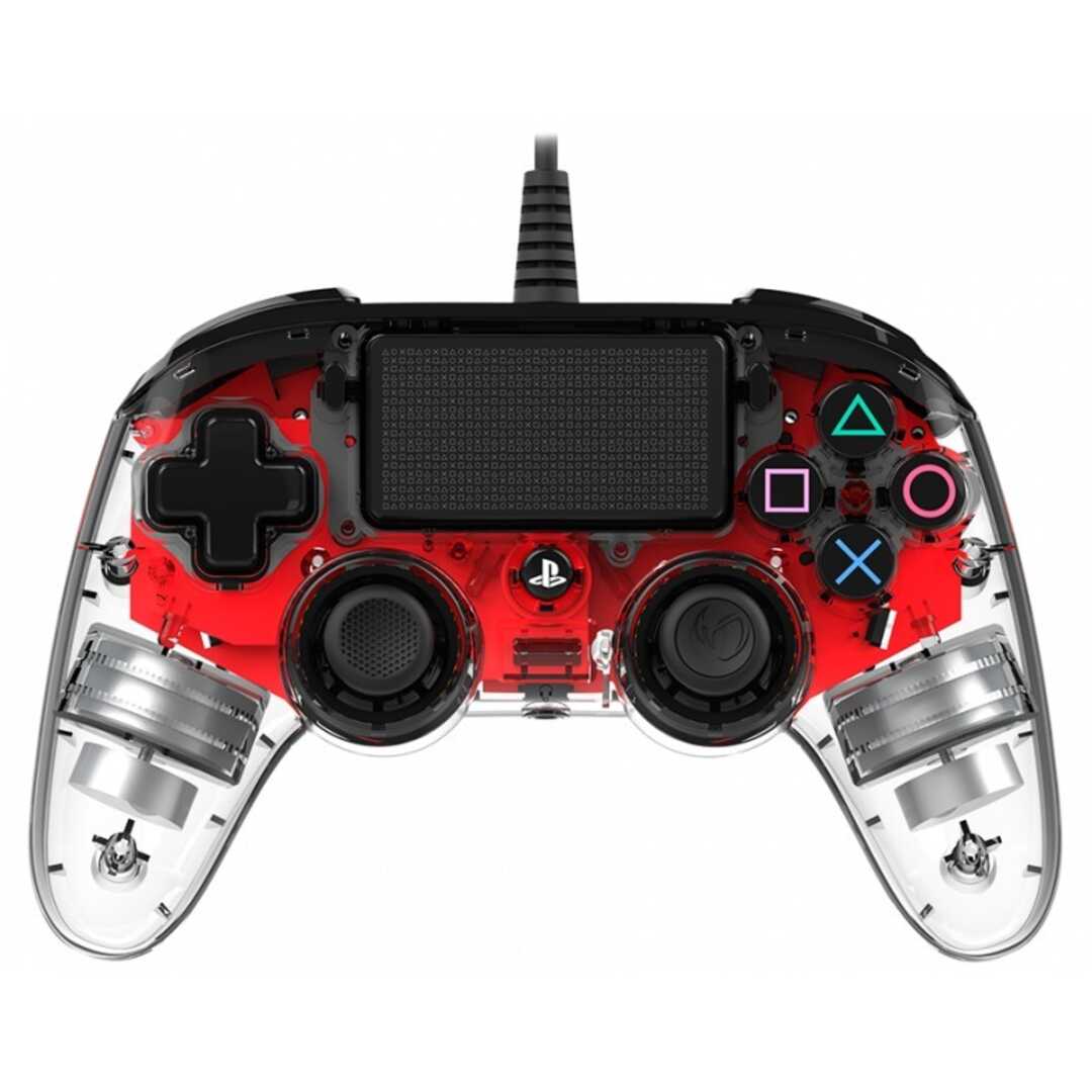 MANDO NACON PS4 COMPACT LUCES ROJO
