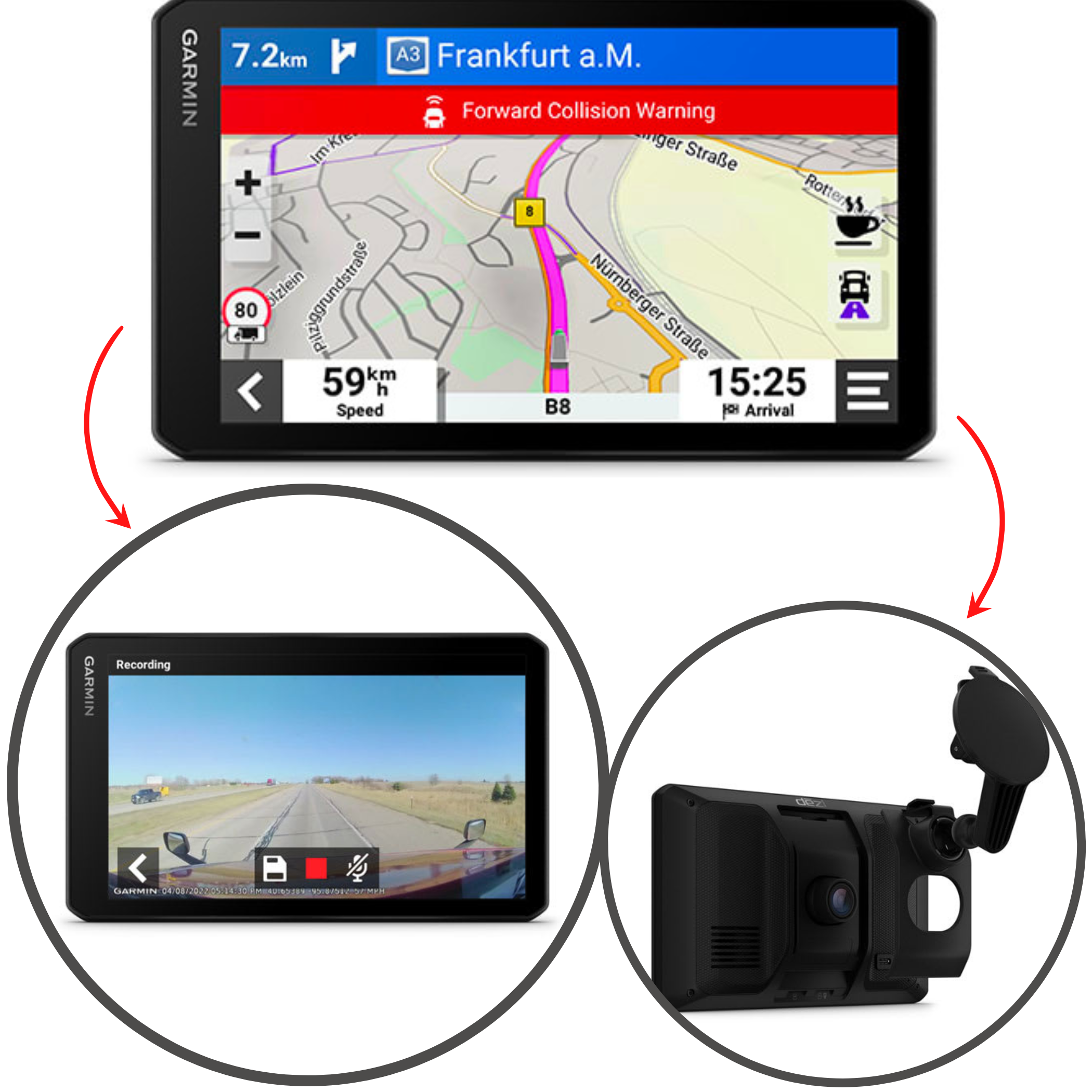 GPS GARMIN DEZL LGV710 7 CAMION