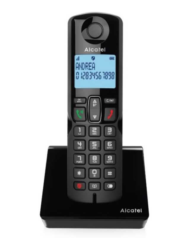 TELEFONO DECT ALCATEL S280 BLACK ML CALL BLOCK