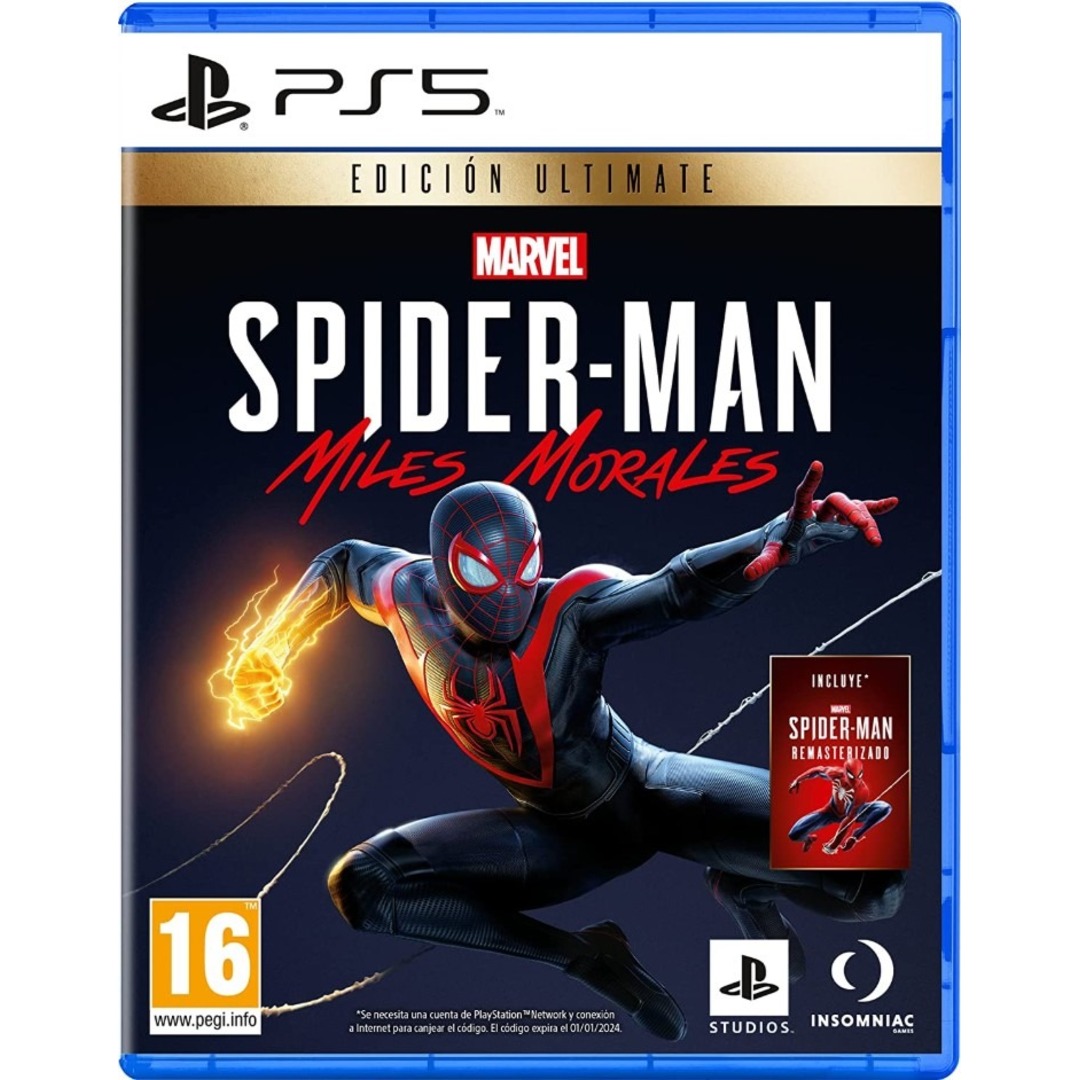 JGO. PS5 MARVEL SPIDERMAN MILES MORALES ULT ED