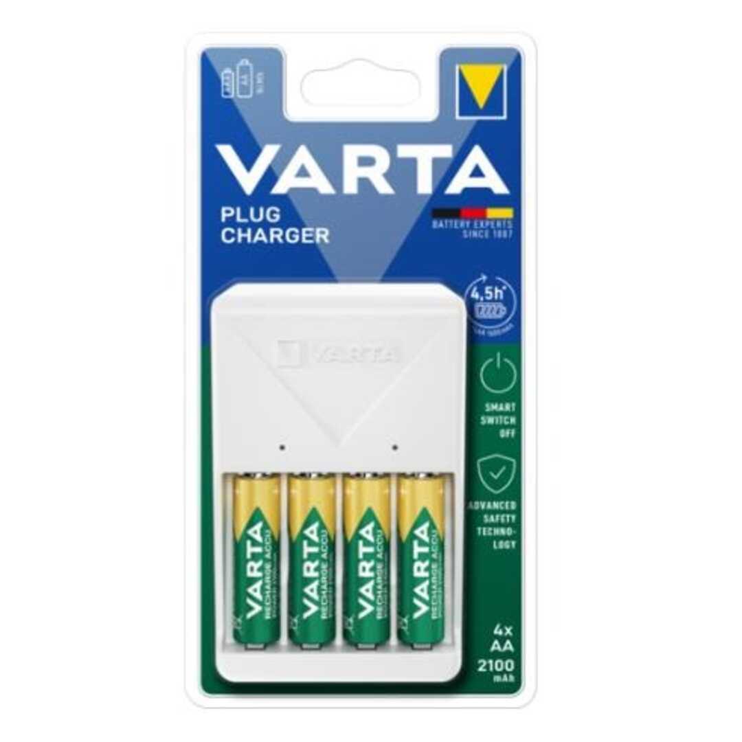 CARGADOR PILAS VARTA 4 AA/AAA + 4 AA 2100MAH PLUG