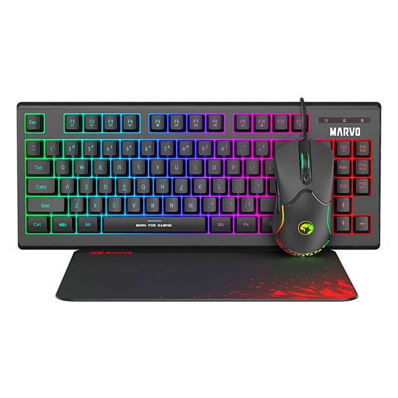 TECLADO + RATON MARVO CM310 WH SP CABLE