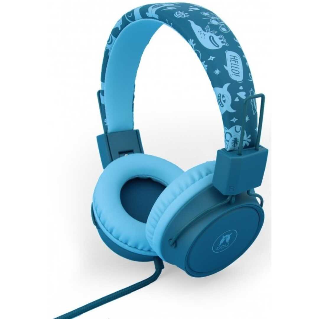 AURICULARES DCU INFANTIL SAFE CABLE VERD/AZUL