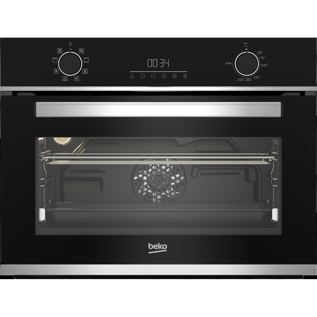 HORNO BEKO BBCM13300XC 45CM COMPACTO NEGRO