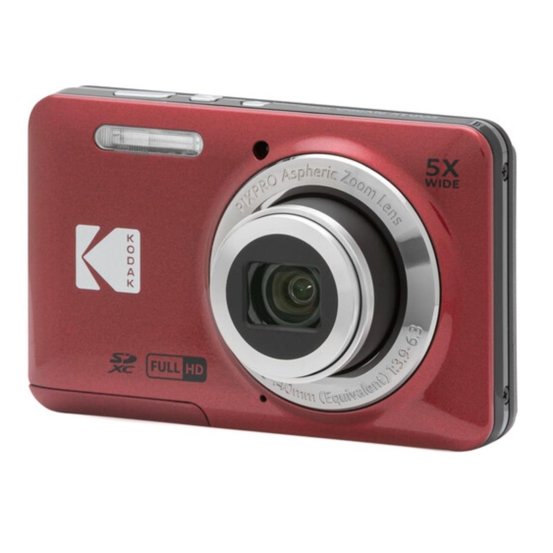 CAMARA KODAK FZ55 ROJA 16MP ZOOM OPTICO X5