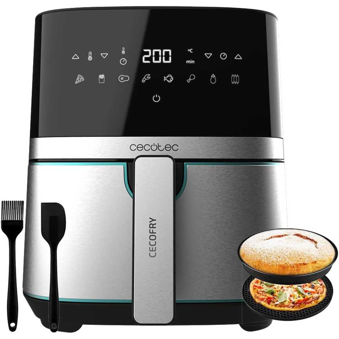 FREIDORA AIRE CECOTEC 5500 PRO 03317 5,5L INOX ACC