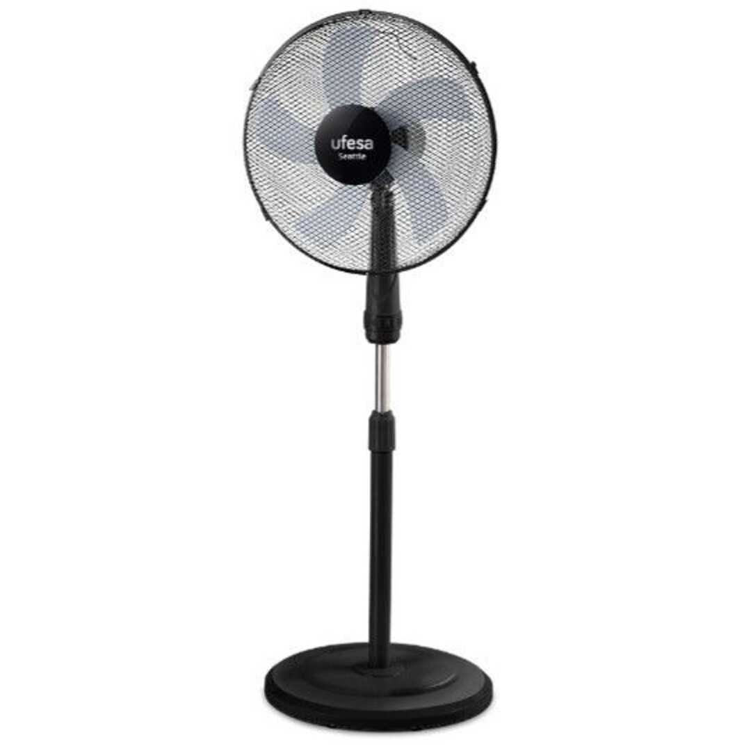 VENTILADOR PIE UFESA SEATTLE 40CM 50W NGRO