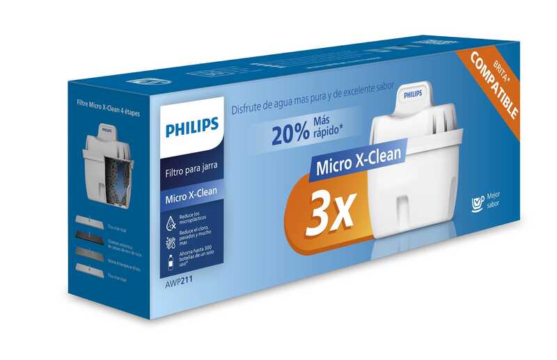 RECAMB JARRA PHILIPS AWP211/24 PACK3 MICROCLEAN X