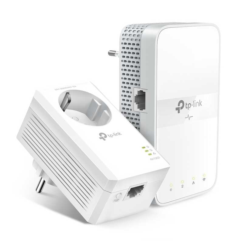 ADAPTADOR PLC TP LINK POWERLINE AC1200 PORTS & PAS