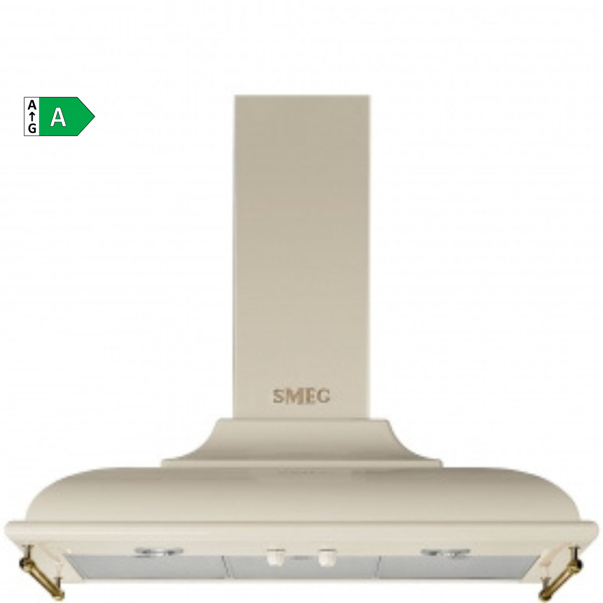 CAMP. SMEG KC19POE 90CM 820m3/h PARED CREMA