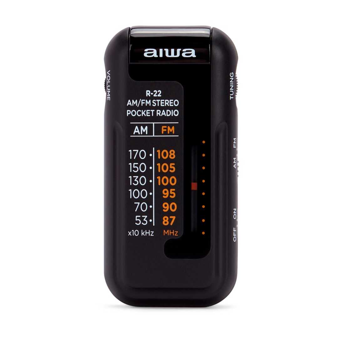 RADIO PORTATIL AIWA R22BK AM/FM COMPACTO BLACK