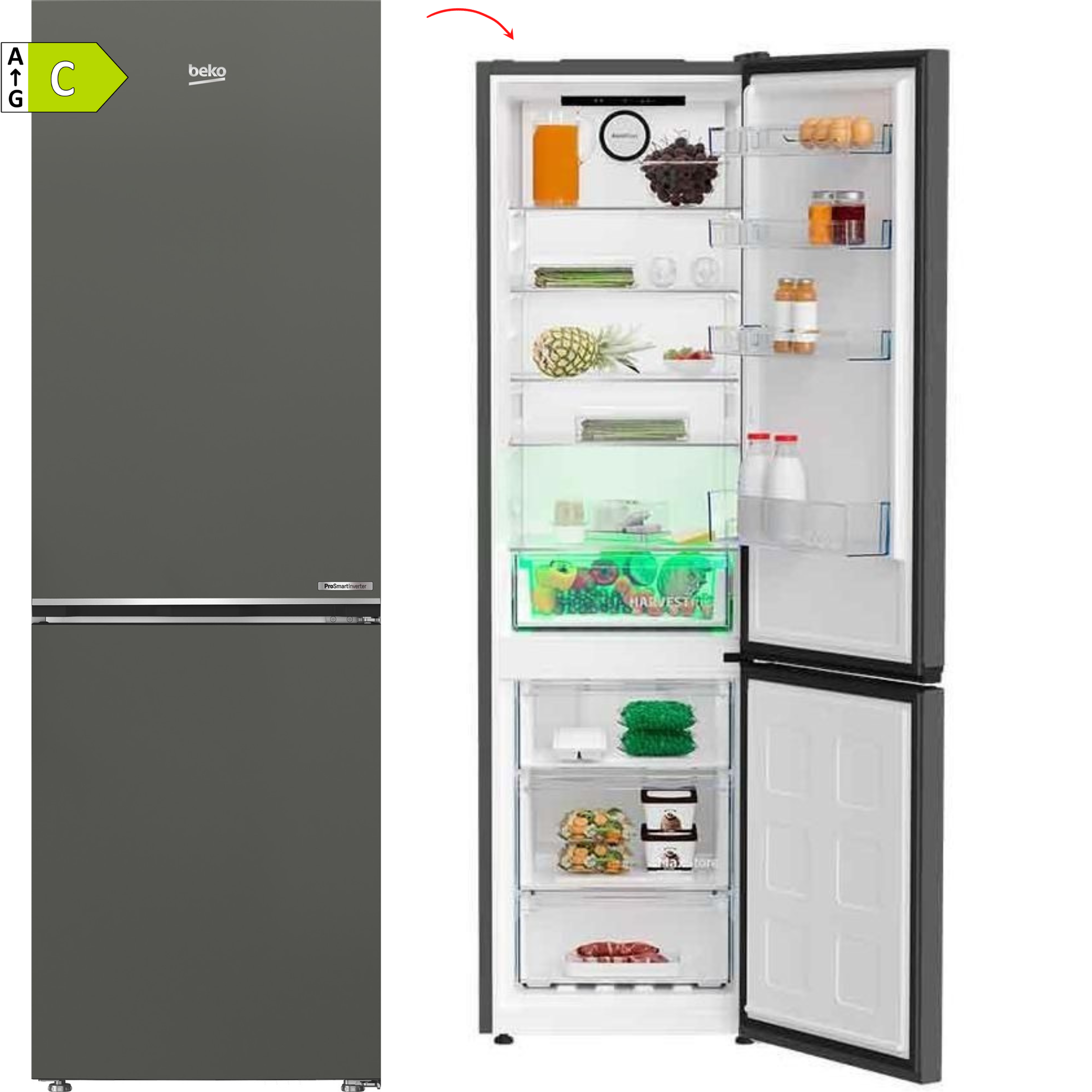 FRICOM. BEKO B5RCNE406HG 203x60 NF INOX