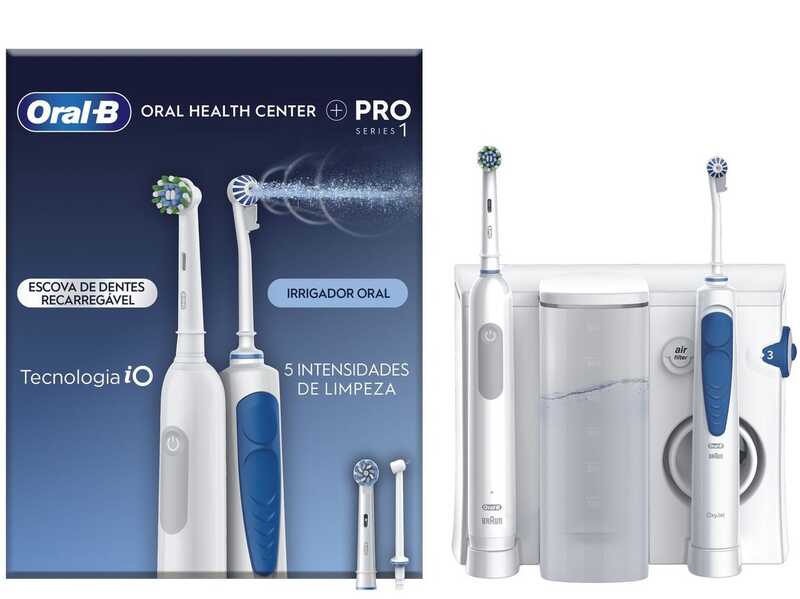 CENTRO DENTAL ORALB PRO1 BLANCO + OXYJET IRRIGADOR