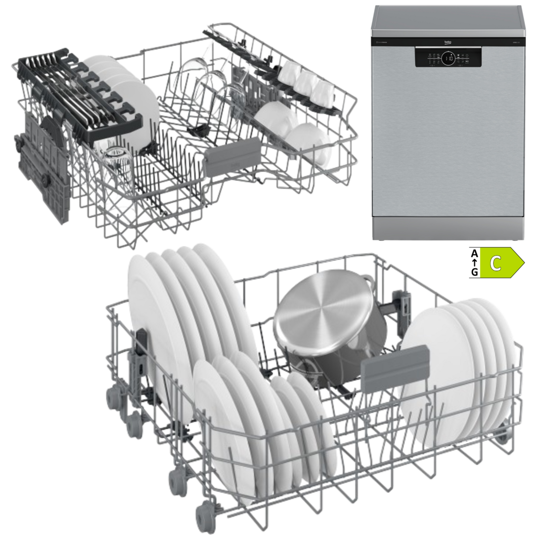 LVJ. BEKO BDFN26440XC 6P 14C INOX DSP 44DB INV