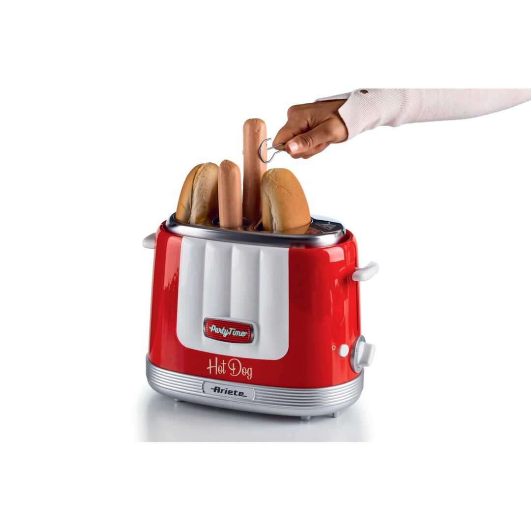 MAQUINA HOT DOGS ARIETE 206/00 PARTY TIME ROJA