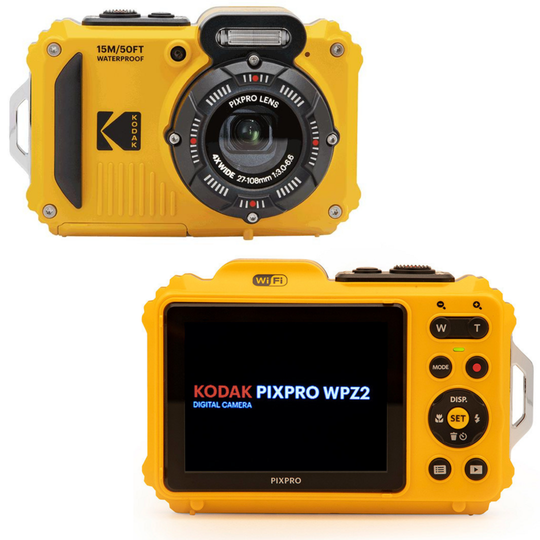 CAMARA KODAK WPZ2WH ACUATICA AMARILLO ZOOM OPTI X4