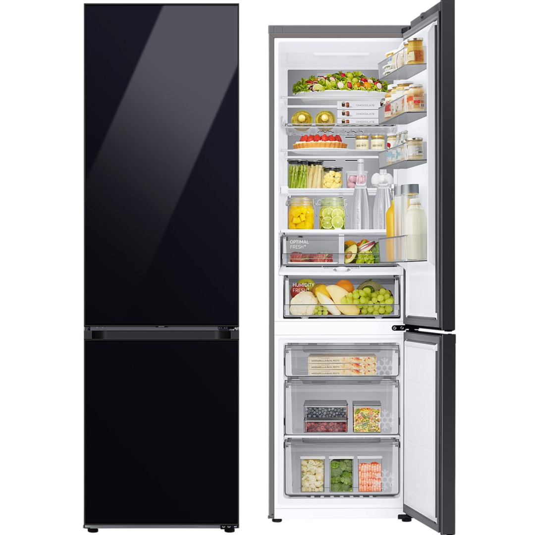 FRICOM. SAMSUNG RB38C7B6A22 203x60 CRISTAL NEGRO