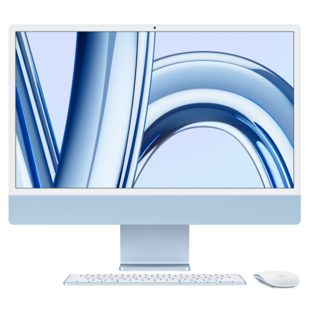 OR. APPLE IMAC 244K M3 8CORE CPU+GPU 256GB BLUE