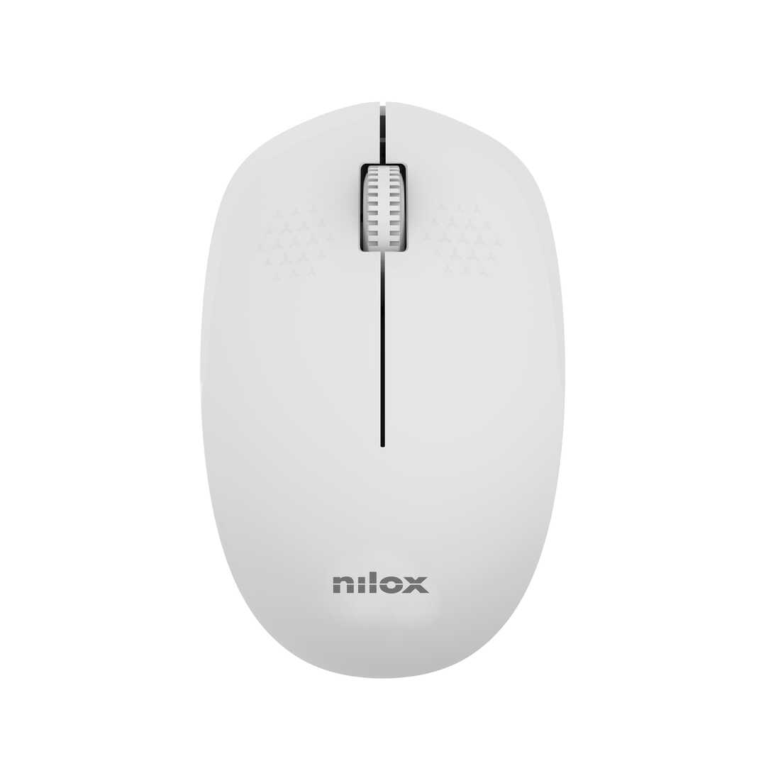 RATON NILOX INALAMBRICO 1000 DPI BLANCO