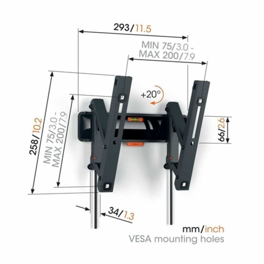 SOPORTE TV VOGEL S TVM 3213 TILT SMALL WALL MOUNT