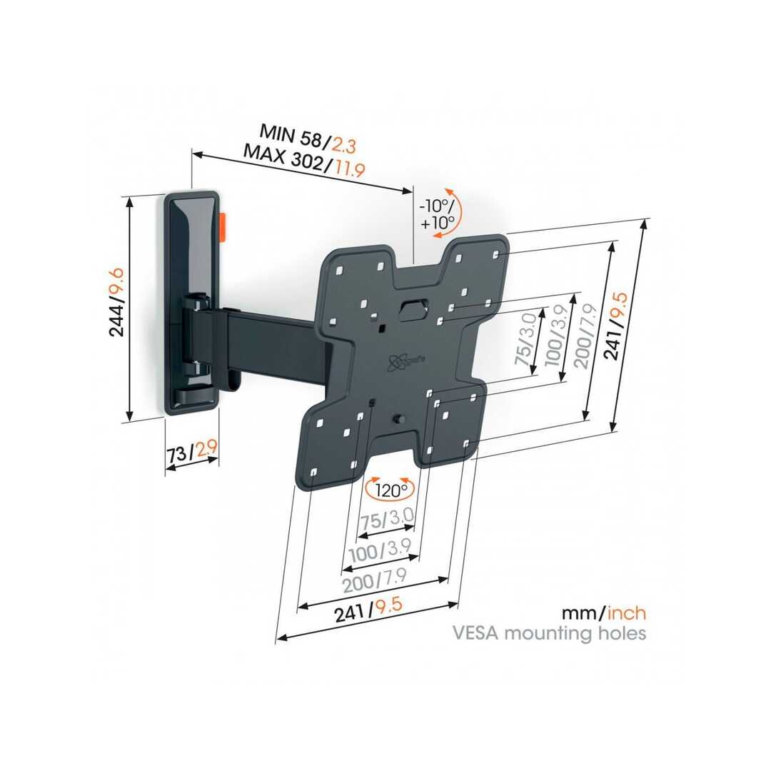 SOPORTE TV VOGEL S TVM 3223 FULL MOTION WALL MOUNT