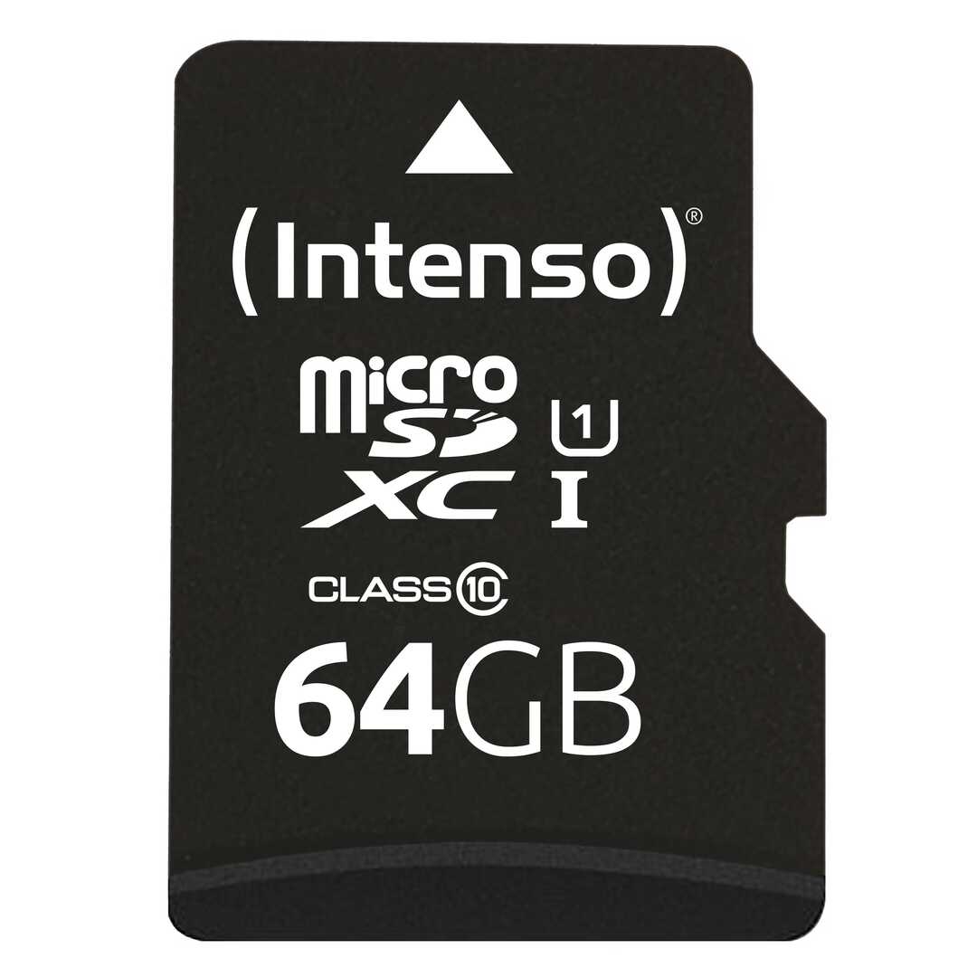 TARJ. MEM. INTENSO MICRO SD 64 GB CON ADAPTADOR