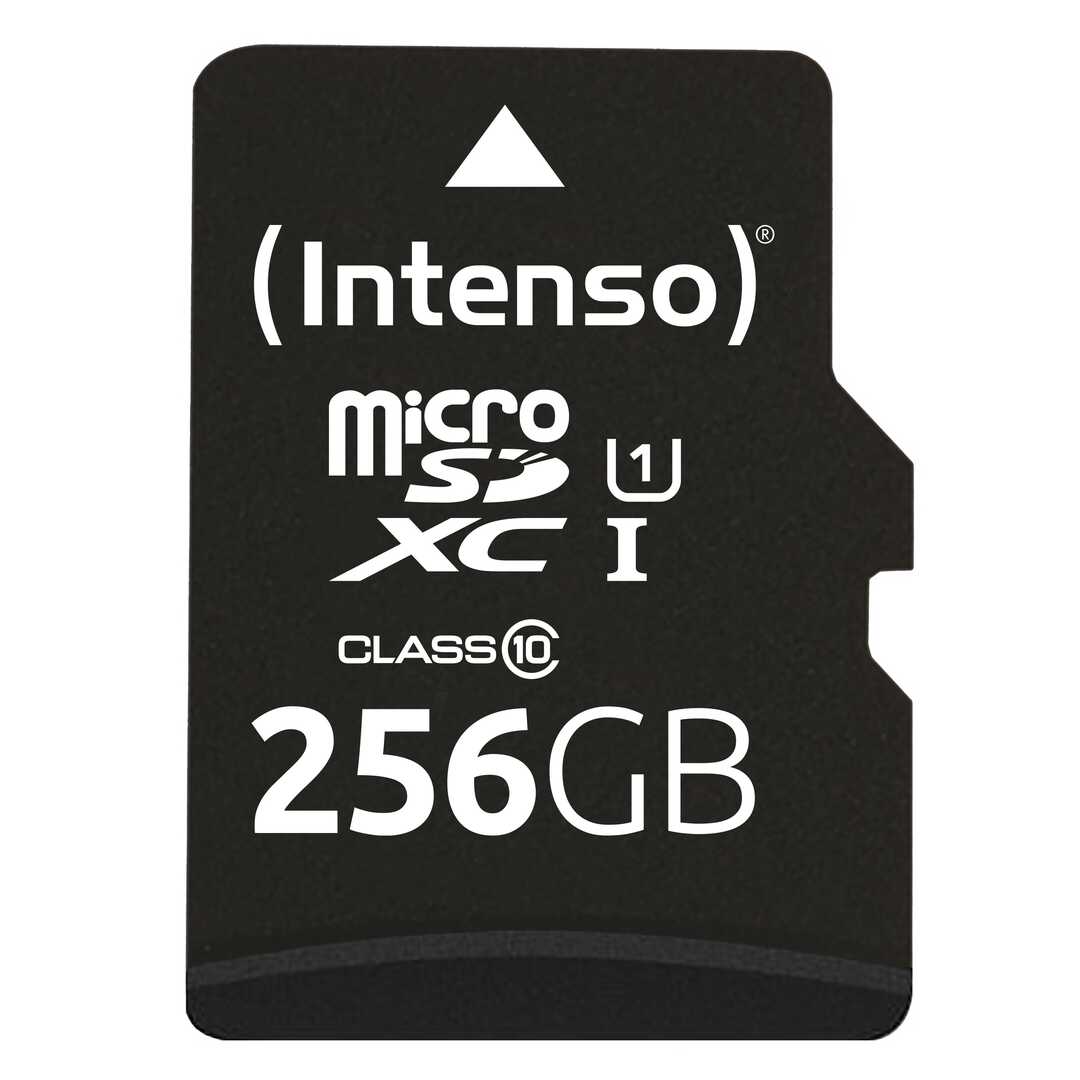 TARJ. MEM. INTENSO MICRO SD 256 GB CON ADAPTADOR