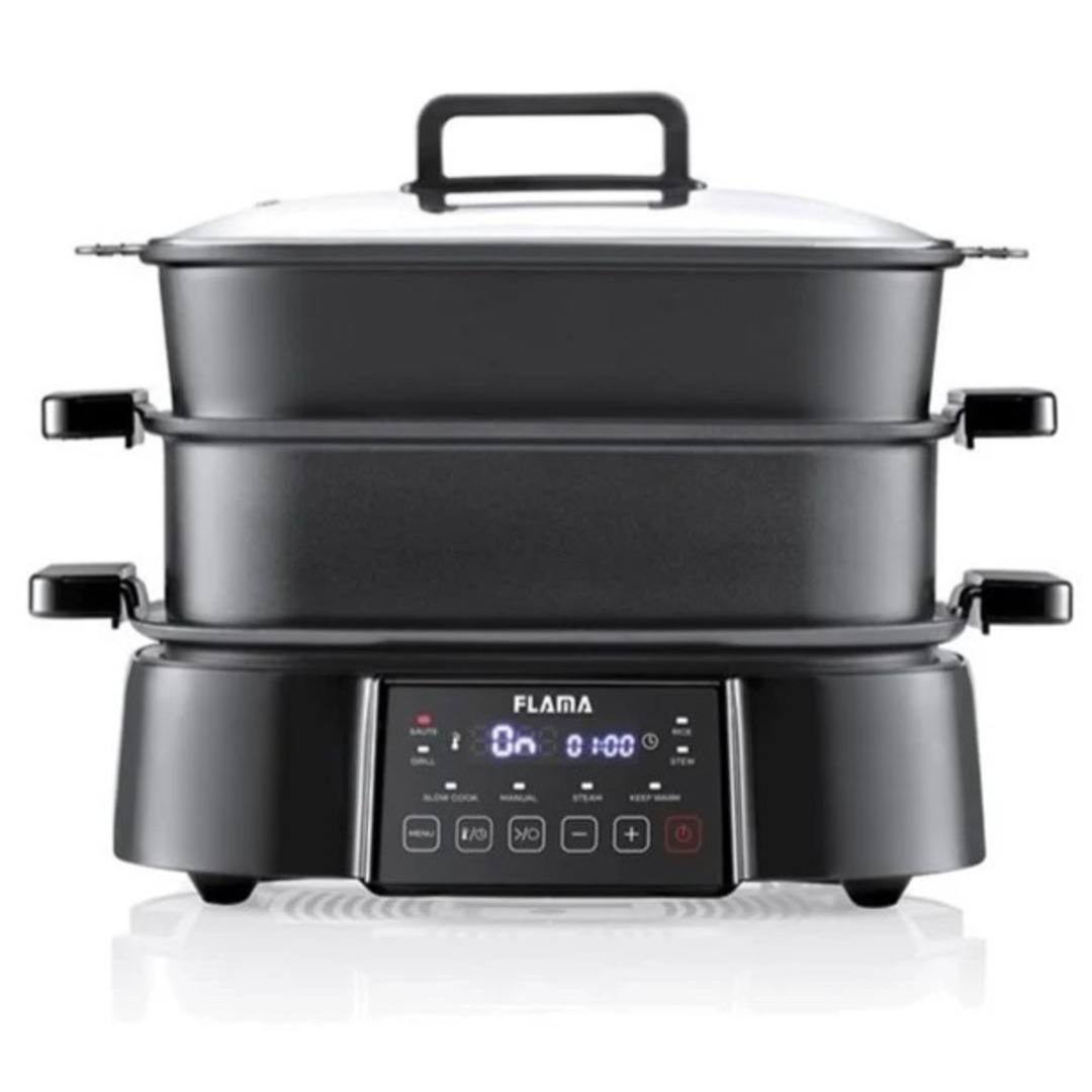 MULTICAZUELA FLAMA COCINA-GRILL-VAPOR 8EN1 1250W