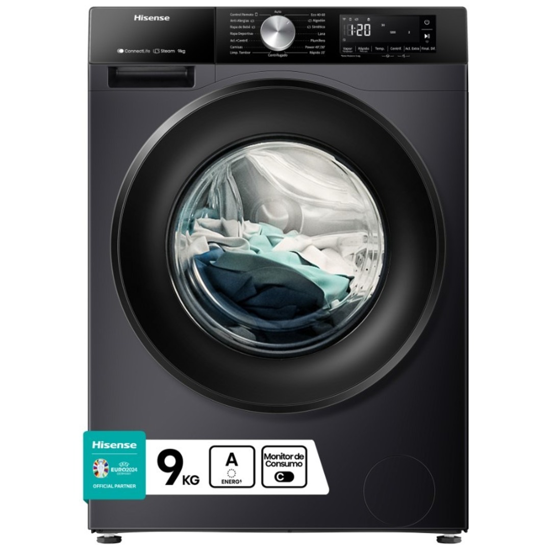 LVD. HISENSE WF3S9043BB3 9K 1400R NEGRA
