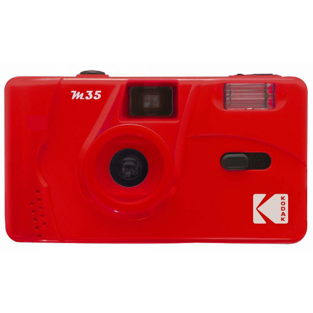 CAMARA KODAK M35 ANALOGICA ROJA