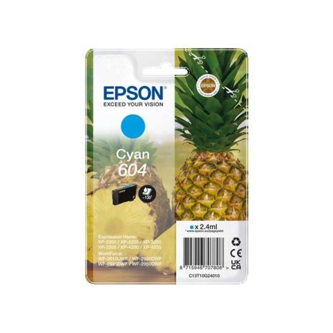 TINTA EPSON 604 CIAN