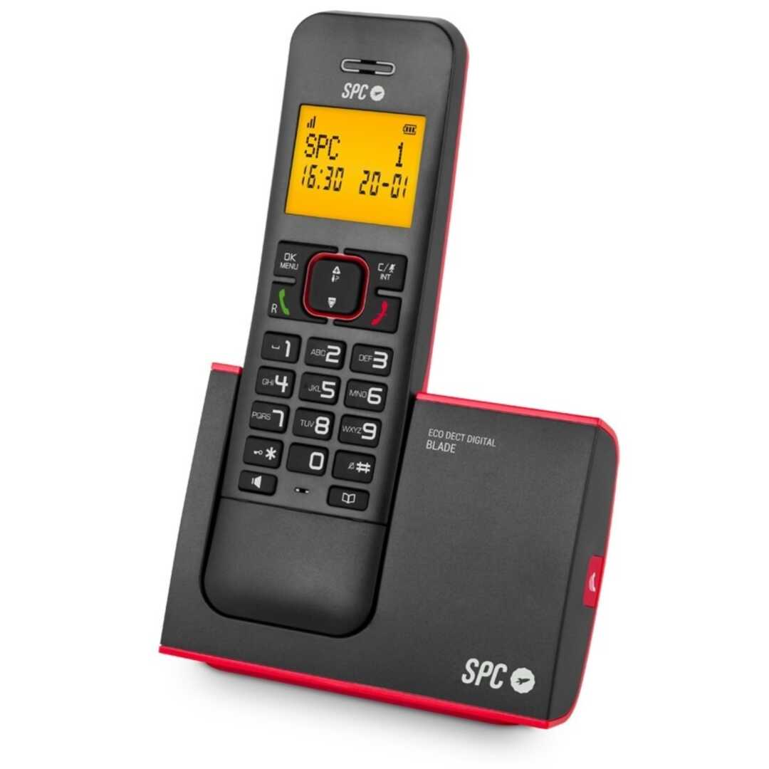 TELEFONO DECT SPC 7290RC1 BLADE NEGRO/ROJO
