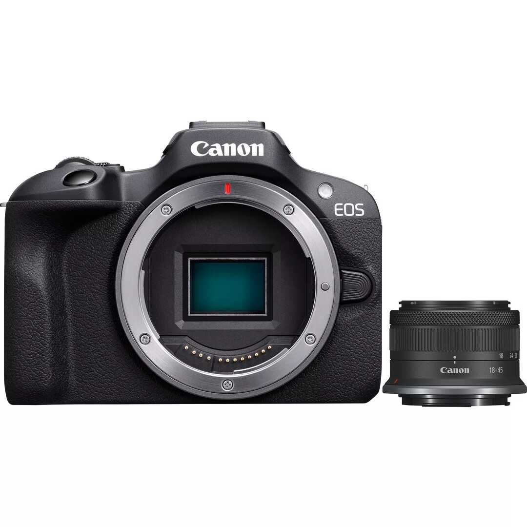 CAMARA CANON EOS R100 + RF-S 18 45MM IS STM