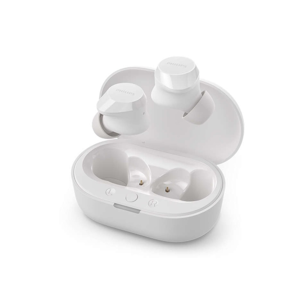 AURICULARES PHILIPS TAT1209WT BT TWS 18H WHITE