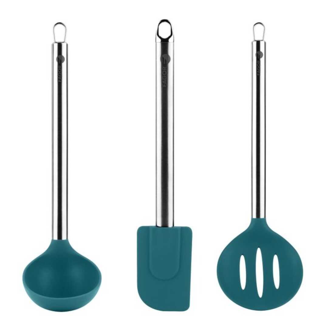 UTENSILIOS COCINA FAGOR SET FUTURE SILICONA