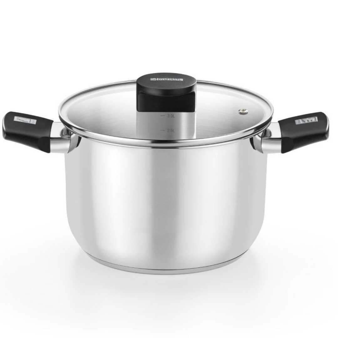 OLLA MONIX 26CM ELITE CON TAPA VIDRIO