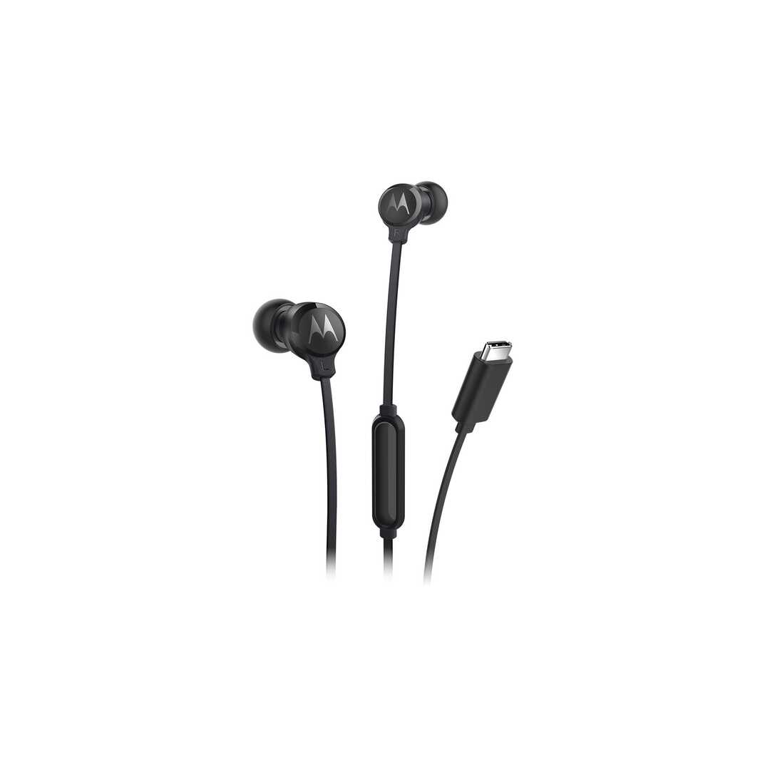 AURICULARES MOTOROLA EARBUDS 3C-S USB C NEGRO